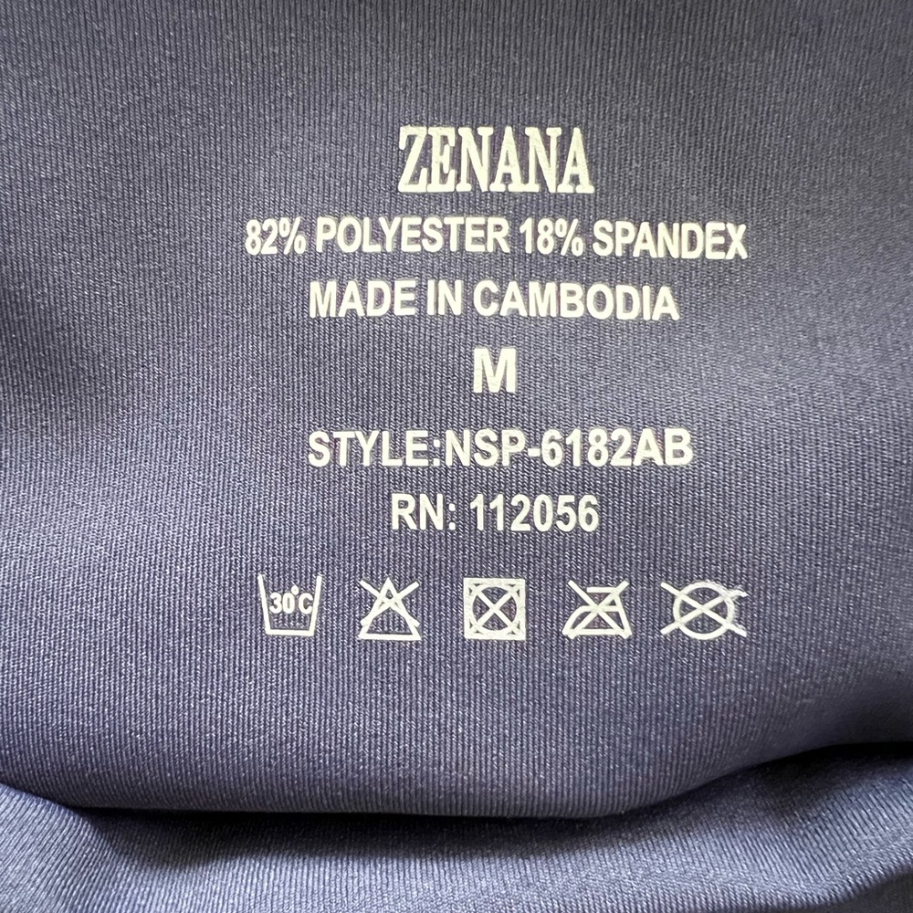 Zenana Navy Blue Leggings - Picture 3 of 3